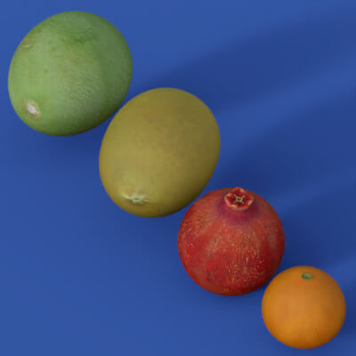 Basic Fruits Props for DAZ Studio