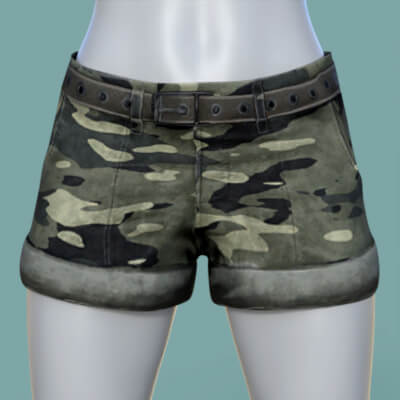 Basic Shorts for G8f and G9 Figures daz Studio Free by Rango2001