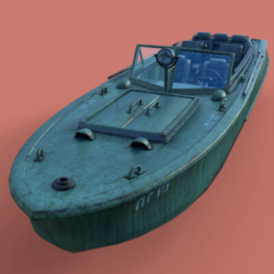 Boat Prop for Daz Studio Free
