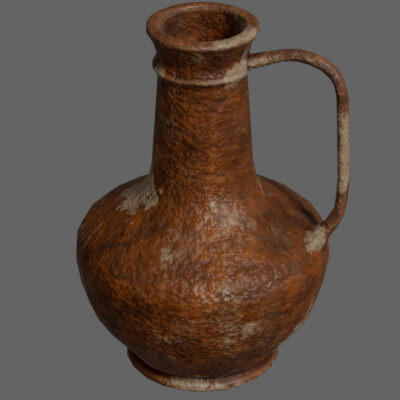 Clay Pot 3D Model Free