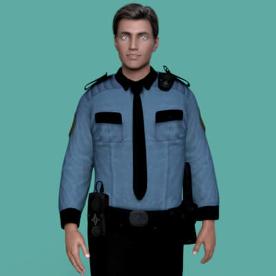 Guard Outfit for Genesis 8 Male daz studio