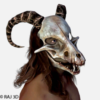 Horror Skull Mask for Genesis 8