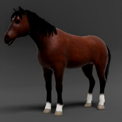 Horse 3D Model