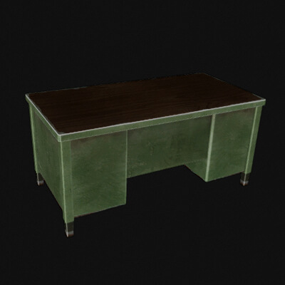 metal table 3d model