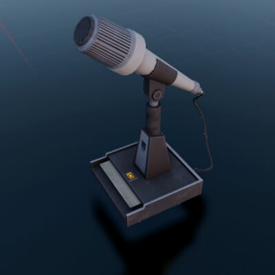 Microphone 3D Model Free