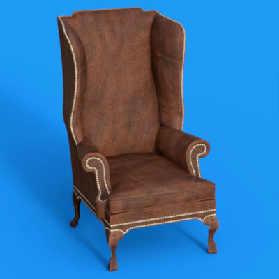 Old Armchair Prop for Daz Studio