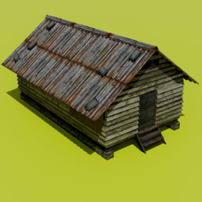 Old House 3D Model Free