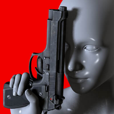 P1911 Handgun Prop for Genesis 8