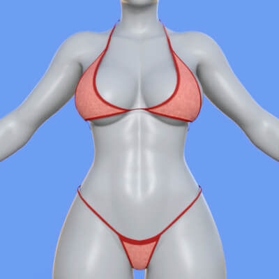 R3D Basic Bikini 01 for G8F Daz Studio Free