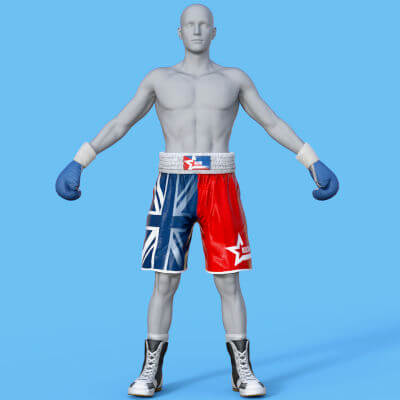R3D Boxing Set for Genesis 8 Male Figure Daz3D