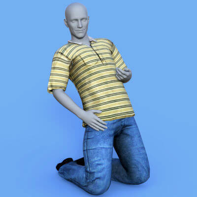 R3d Casual Outfit 3 for G8M daz studio