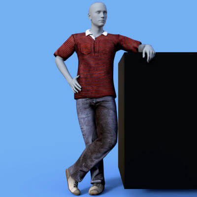R3d Casual Outfit 4 for G8M Daz Studio Free