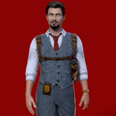 R3d Detective Outfit for Genesis 8 Male and Female Daz