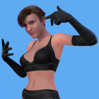 R3D Long Gloves G9 Figures daz Free