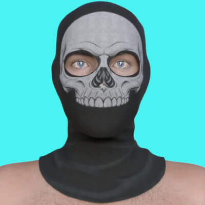 R3D Skull Mask for G8M G8F and G9 Figures Daz Studio by Rango2001