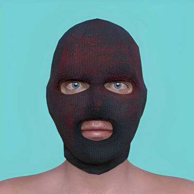 R3d Thug Mask 2 for G8M G8F and G9 Figures for Daz3D