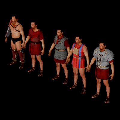 Rome Soldiers Pack 3D Models