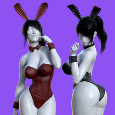 Sexy Bunny Outfit for Genesis 8 Female by Rango2001