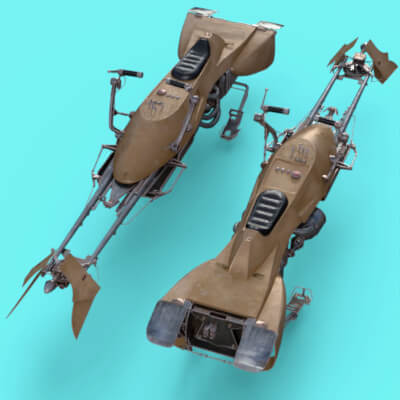 Speedbike Prop for DAZ Studio
