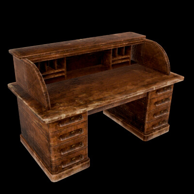 Study Desk 3D Model