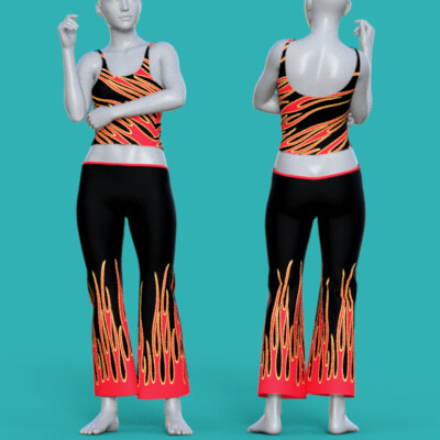 Stylish Outfit 2 for G8 Females daz Studio Free