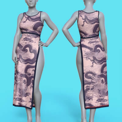 Stylish Outfit 4 for G8 Females daz studio free