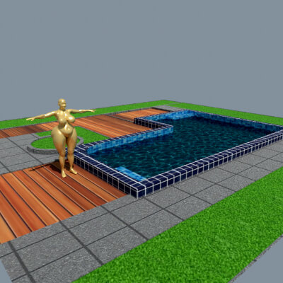 Swimming Pool 3D Model Free