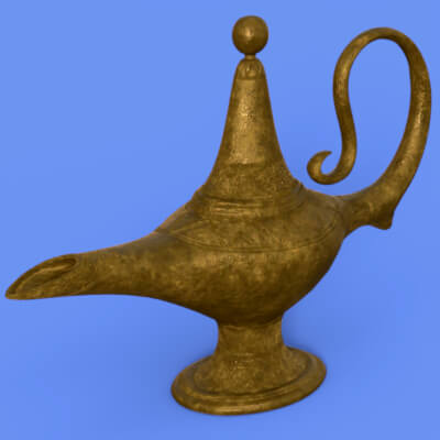 The Magic Lamp Prop for DAZ Studio
