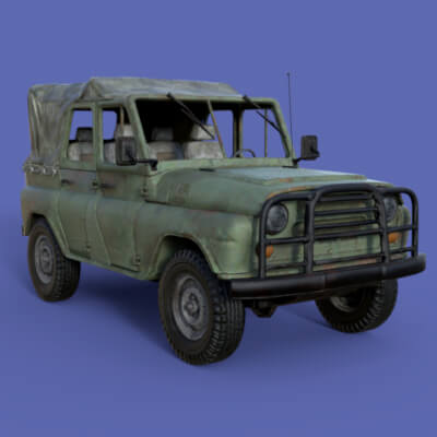 UAZ Prop for DAZ Studio Free