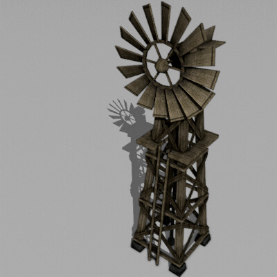 Windmill 3D Model