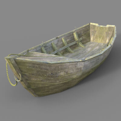 Wooden Boat for DAZ Studio Free