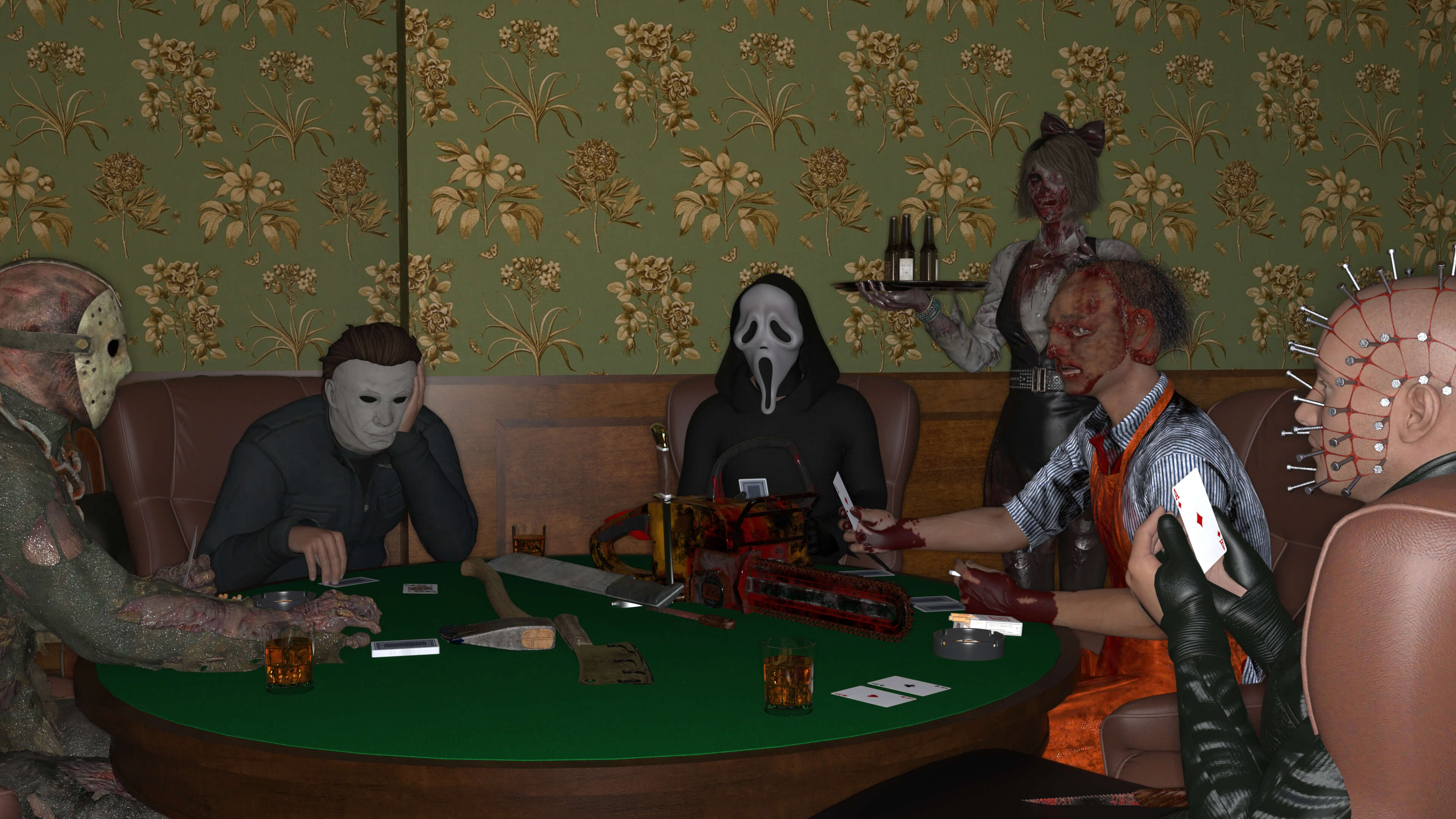Winner Takes All 3D Render, Digital Art by Razzel2