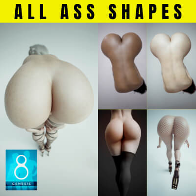 All Ass Shapes Genesis 8 Female by rdaughterdaz