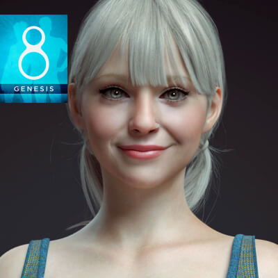 Lili Shine for Genesis 8 Female by rdaughterdaz