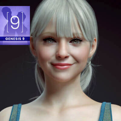 Lili Shine for Genesis 9 by rdaughterdaz