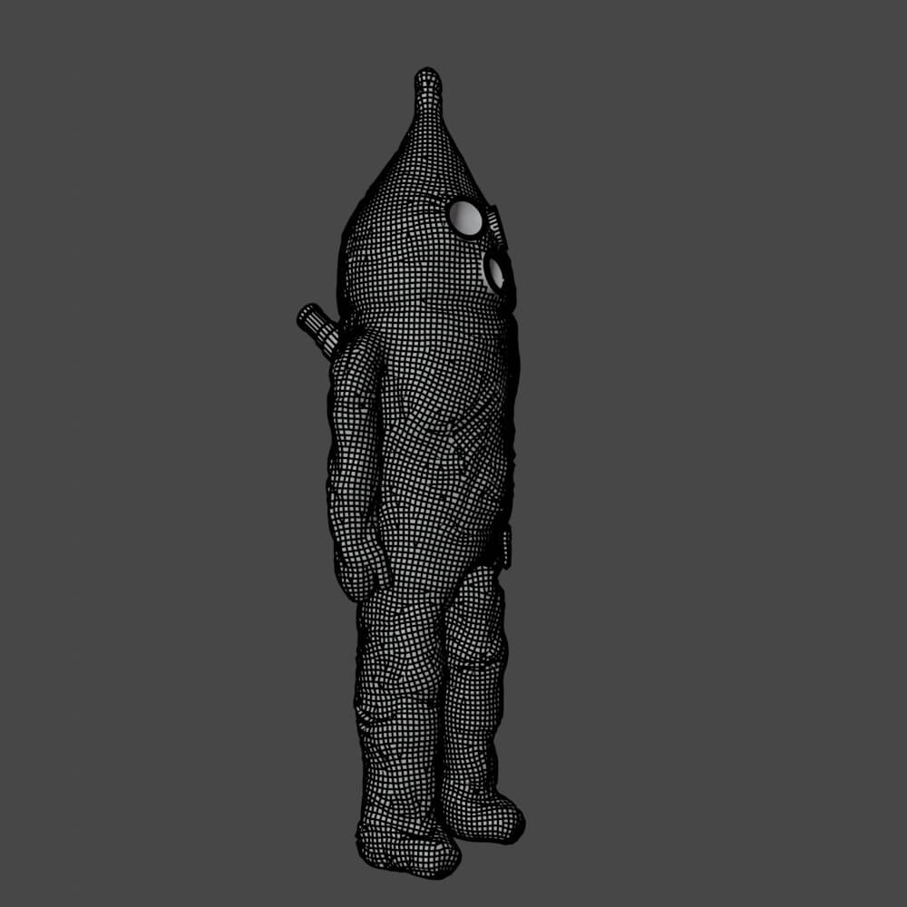 Old Diving Suit - 3D Model by re2222