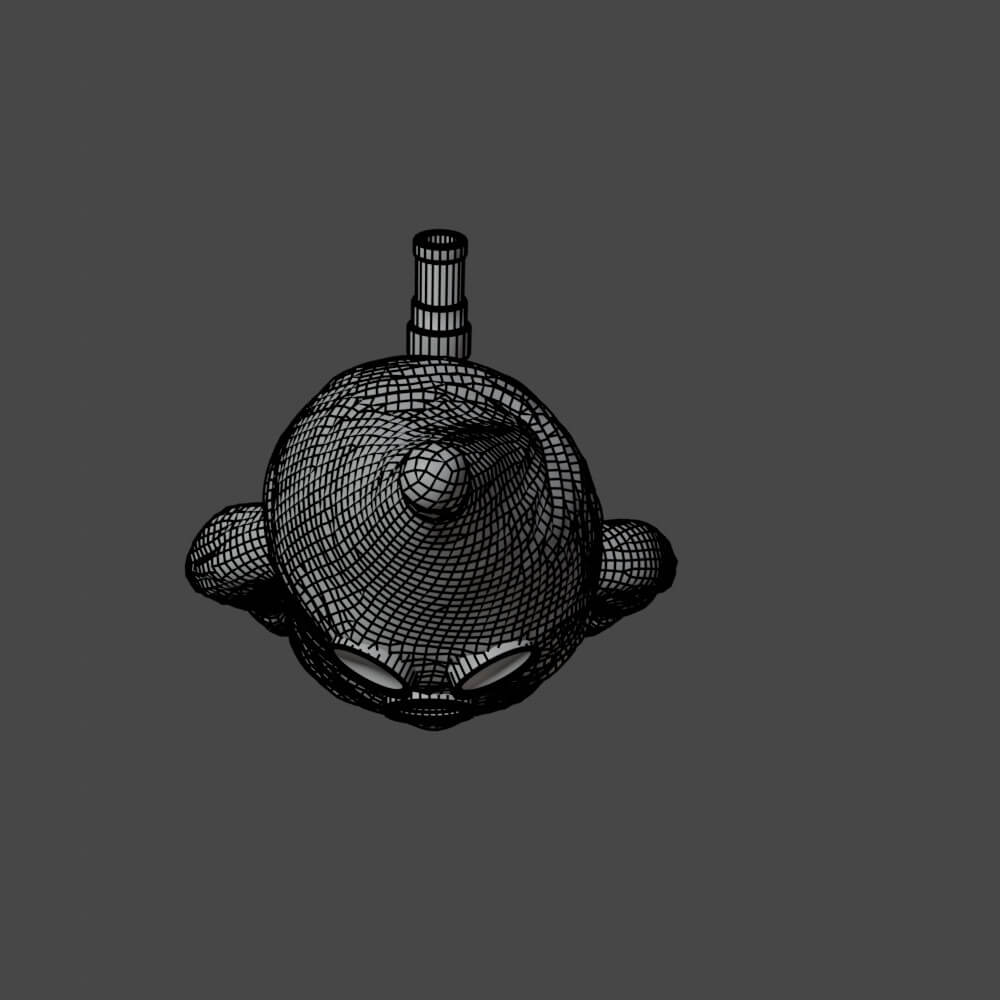 Old Diving Suit - 3D Model by re2222