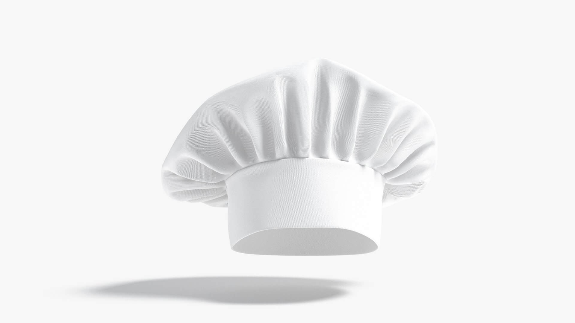 Chef Hat - 3D Model by rebrandy