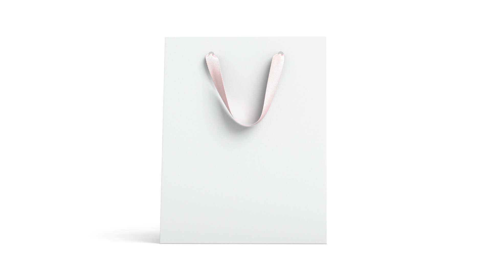 White Paper Gift Bag 2 Type Packet Set - 3D Model by rebrandy