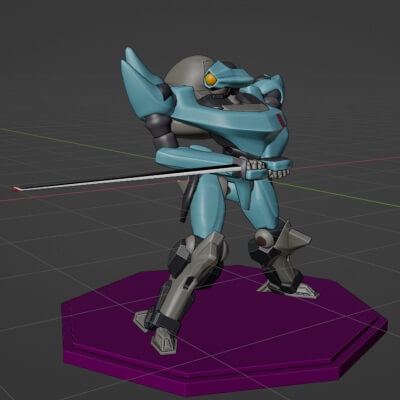Gekka Sword Thrust Right