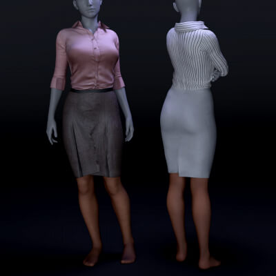 2000s Office Outfit 2 for G81F and G9 by redmagnet