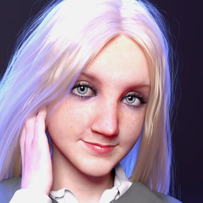 L. Lovegood for G81f and G9ms Hogwarts Female Outfit