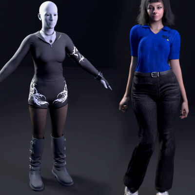 Rilei Goth  Work Outfit
