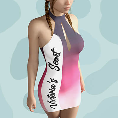 A-Line Neck Sleeveless Mini Dress for G8F &amp G8.1F