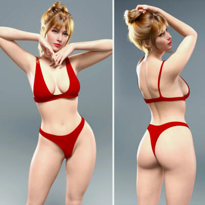 dForce RQL Active Lounge Lingerie for Genesis 8 &amp 8.1 F