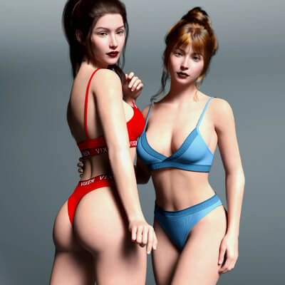 dForce RQL-Studio Activewear Genesis 8 and 8.1 Female by RedQLips