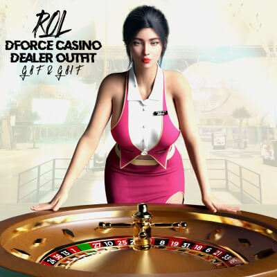 RQL-dForce Casino Dealer Outfit G8F &amp G8.1F