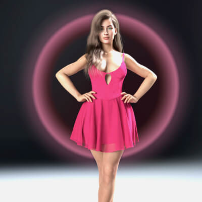 RQL-dForce Sweetheart Flare Corset Dress G8F &amp G8.1F
