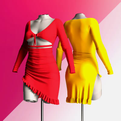 RQL-dFroce Ruby Temptation Mini Dress G8F &amp G8.1F
