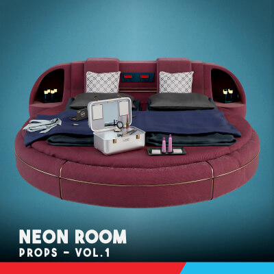 Neon Room Props - Vol.1